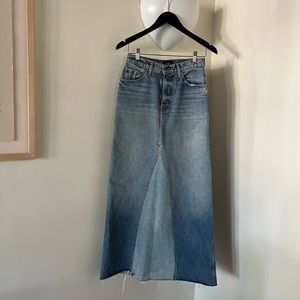 Knaite maxi denim Magdalena skirt size 26
